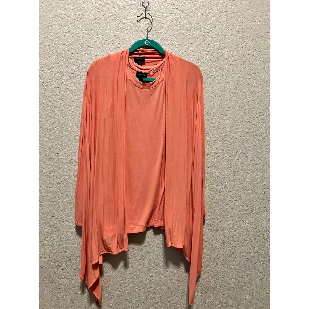 Women's J.Jill Wearever 2 Piece Coral Dress with Duster